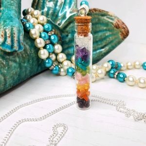 CLOSET CLOSING Chakra Pixie Bottle Necklace